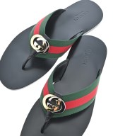 GUCCI（グッチ）サンダル 緑 サイズ:UK10 1/2(29cm位) メンズ/2200651103107