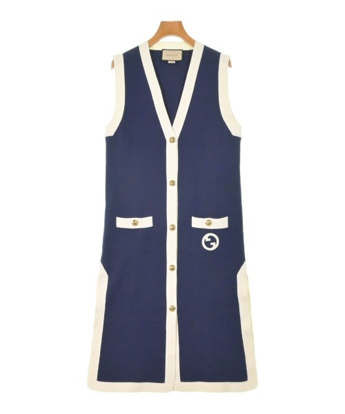 GUCCI（グッチ）ベスト 紺 サイズ:S レディース/2200651149037
