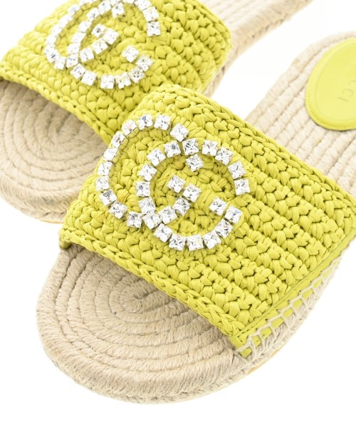 GUCCI（グッチ）サンダル 緑 サイズ:EU37(23.5cm位) レディース/2200651204330