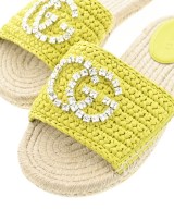 GUCCI（グッチ）サンダル 緑 サイズ:EU37(23.5cm位) レディース/2200651204330