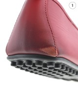 GUCCI（グッチ）ビジネス・ドレスシューズ 赤 サイズ:9(27.5cm位) メンズ/2200651728065