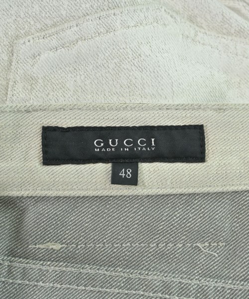 GUCCI（グッチ）デニムパンツ 白 サイズ:48(L位) メンズ/2200640042288