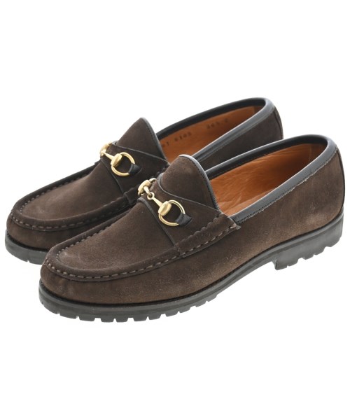 GUCCI(グッチ)ドレスシューズ/ローファー 茶 サイズ:EU36 1/2(23cm位)/2200652117127