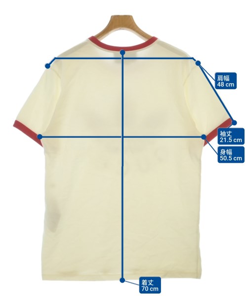 GUCCI（グッチ）Tシャツ・カットソー 白 サイズ:M メンズ/2200652452372