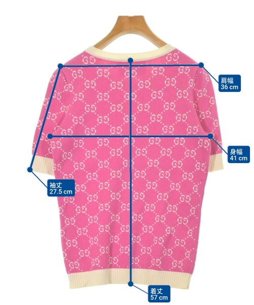 GUCCI（グッチ）ニット・セーター ピンク サイズ:-(M位) レディース/2200652452419