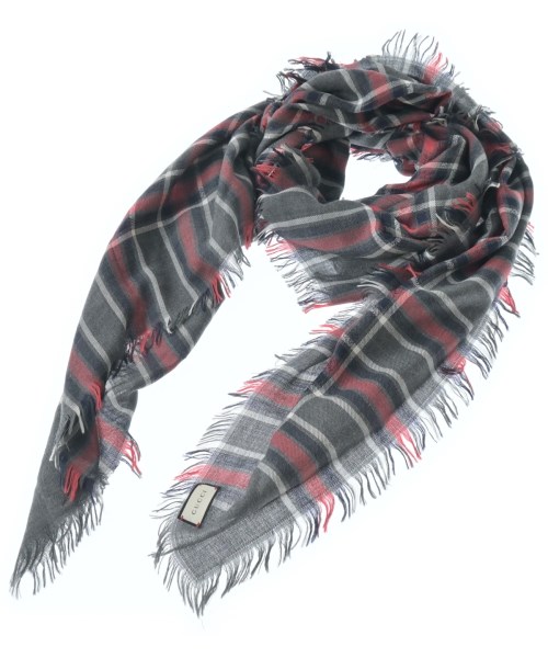 GUCCI(グッチ)マフラー グレー サイズ:-/2200652612103