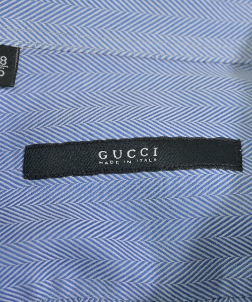 GUCCI（グッチ）カジュアルシャツ 青 サイズ:38(S位) メンズ/2200652799064