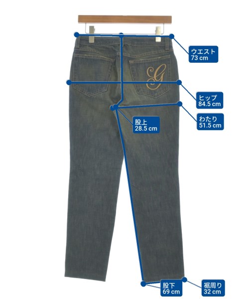 GUCCI（グッチ）デニムパンツ 紺 サイズ:42(XS位) メンズ/2200645571141