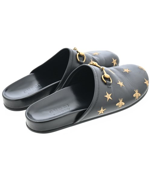 GUCCI（グッチ）サンダル 黒 サイズ:UK8 1/2(27cm位) メンズ/2200653595399