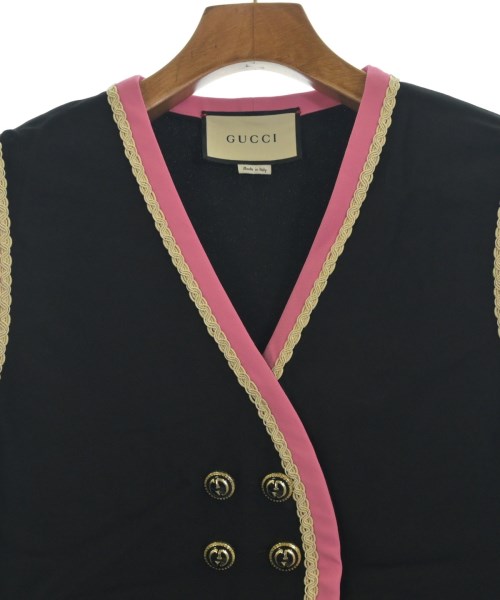 GUCCI（グッチ）ワンピース 黒 サイズ:36(XS位) レディース/2200654056035