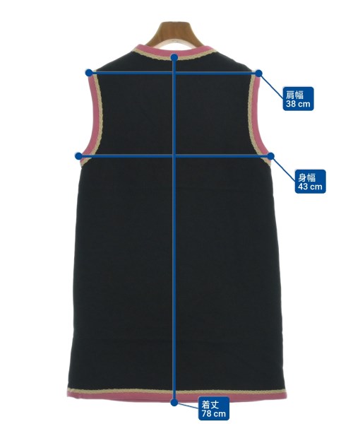 GUCCI（グッチ）ワンピース 黒 サイズ:36(XS位) レディース/2200654056035