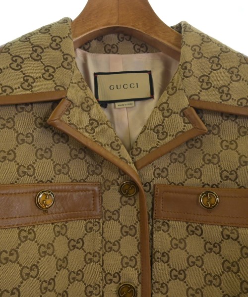 GUCCI（グッチ）ジャケット ベージュ サイズ:38(S位) レディース/2200654110010