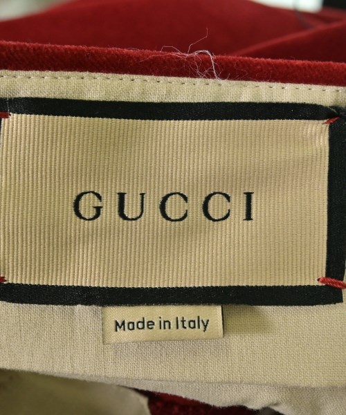 GUCCI（グッチ）スラックス 赤 サイズ:46(M位) メンズ/2200654110034