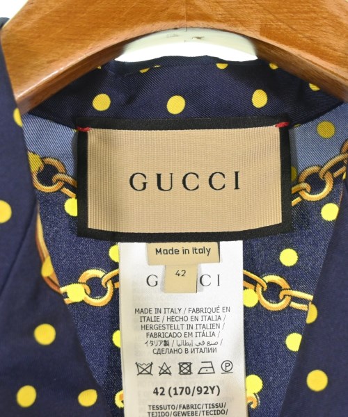 GUCCI（グッチ）ブラウス 紺 サイズ:42(M位) レディース/2200702235023