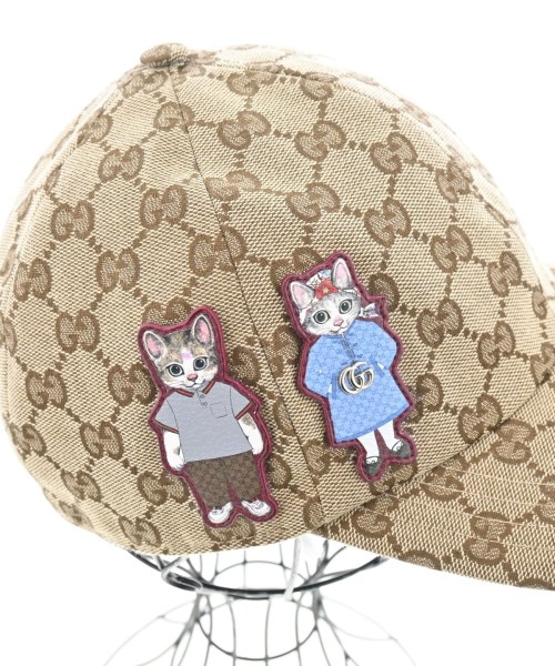 GUCCI（グッチ）キャップ ベージュ サイズ:M メンズ/2200702235030
