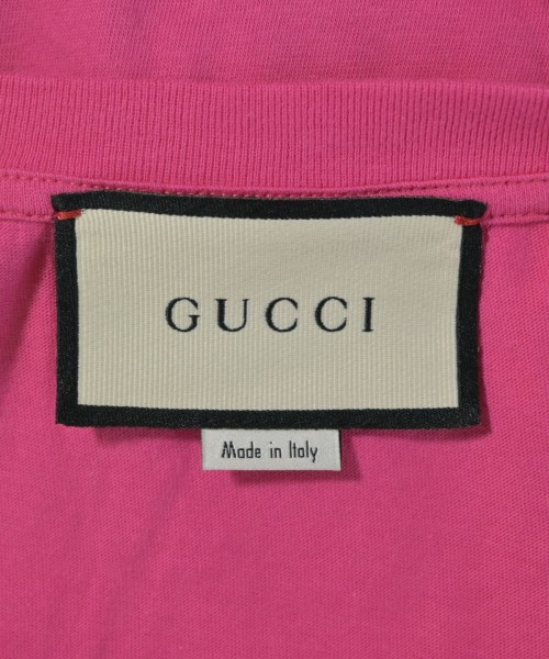 GUCCI（グッチ）Tシャツ・カットソー ピンク サイズ:F レディース/2200700832507