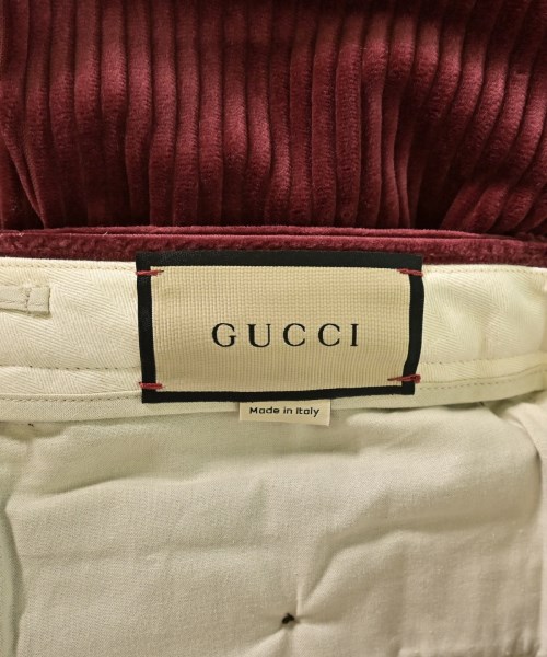 GUCCI（グッチ）スラックス 赤 サイズ:46(M位) メンズ/2200700894130