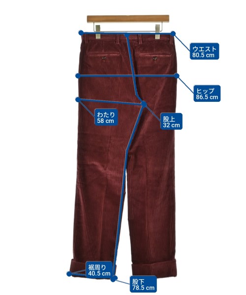GUCCI（グッチ）スラックス 赤 サイズ:46(M位) メンズ/2200700894130