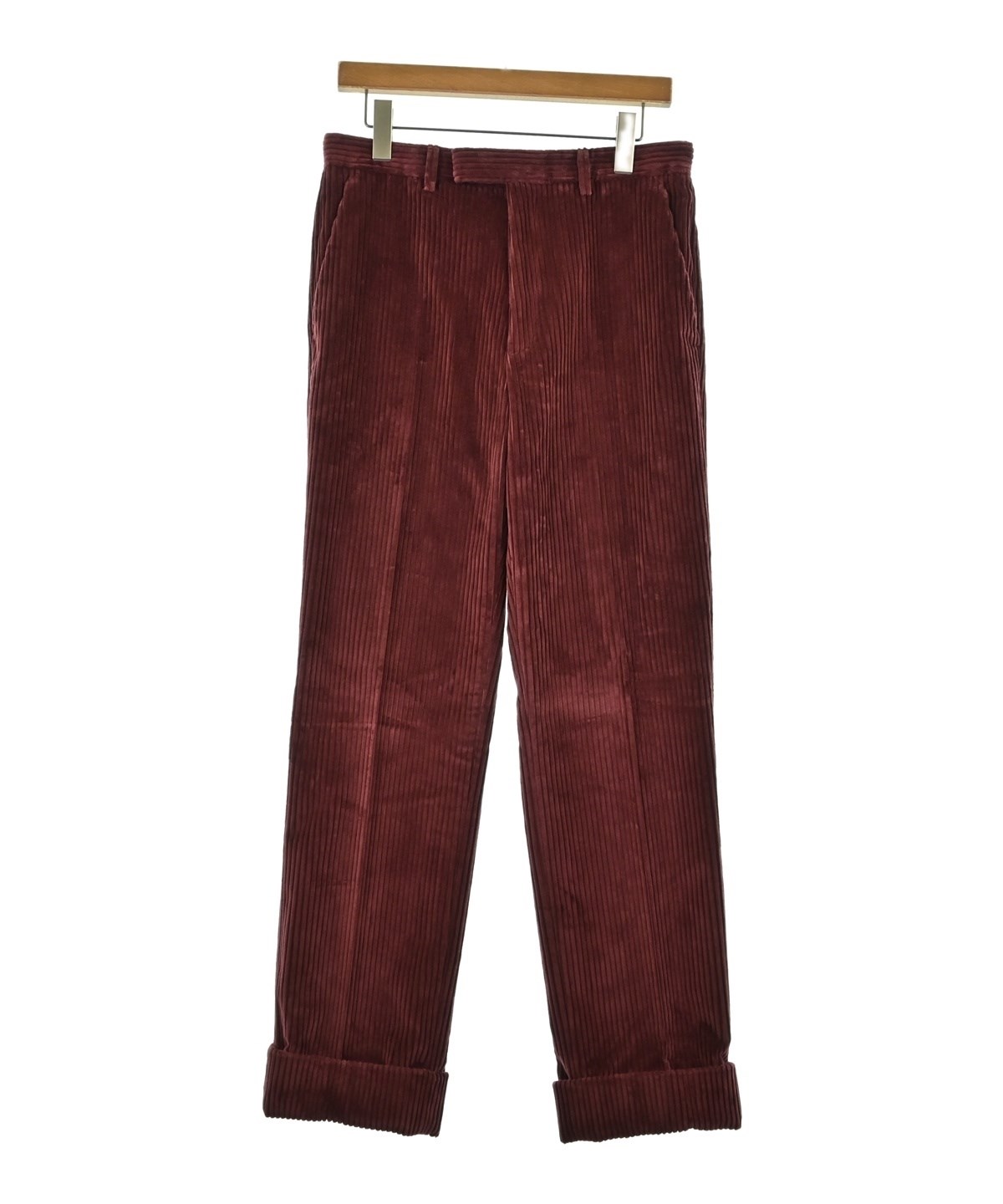 グッチ 2014年秋冬 フリーダジャンニーニ期 ウール スラックス パンツ 48 GUCCI（グッチ）スラックス 赤 サイズ:46(M位) メンズ/2200700894130