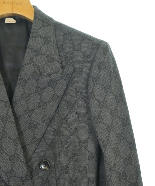 GUCCI（グッチ）テーラードジャケット グレー サイズ:36(XS位) レディース/2200700894178