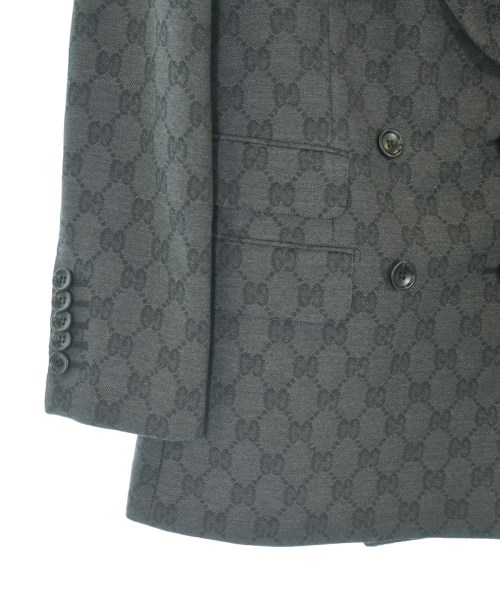 GUCCI（グッチ）テーラードジャケット グレー サイズ:36(XS位) レディース/2200700894178