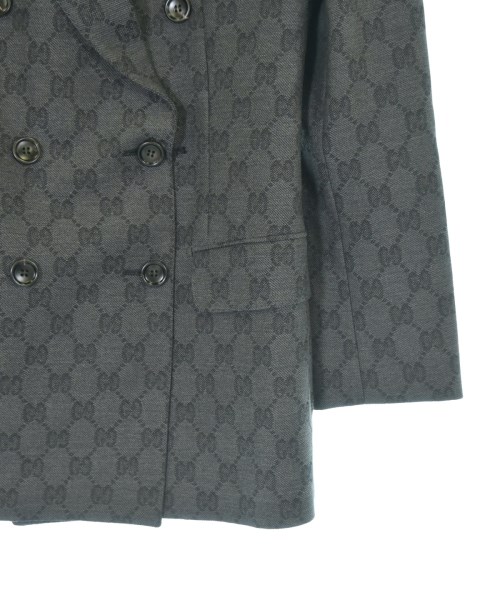 GUCCI（グッチ）テーラードジャケット グレー サイズ:36(XS位) レディース/2200700894178