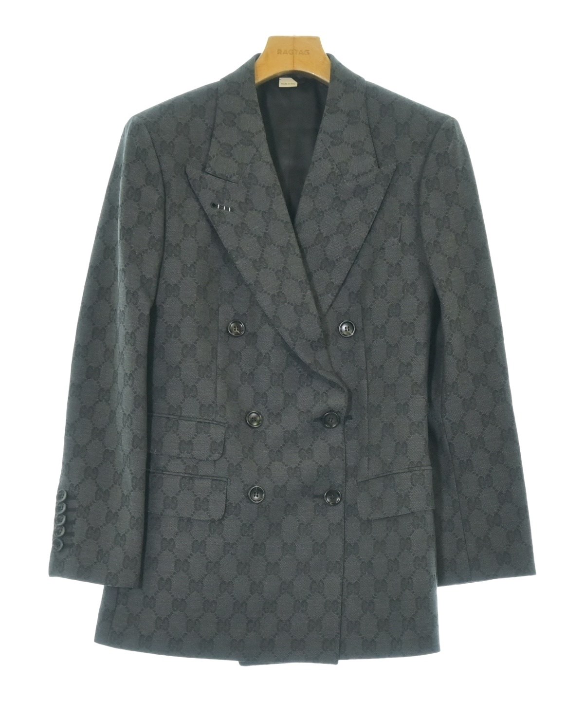 GUCCI レディース　ジャケット　サイズ　36 GUCCI（グッチ）テーラードジャケット グレー サイズ:36(XS位