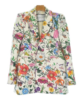 GUCCI（グッチ）テーラードジャケット 白 サイズ:40(M位) レディース