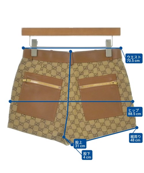 GUCCI（グッチ）ショートパンツ ベージュ サイズ:38(S位) レディース