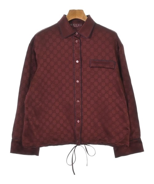 GUCCI(グッチ)ブラウス 赤 サイズ:36(XS位)/2200700894475