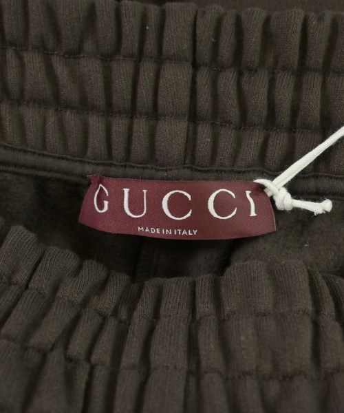 GUCCI（グッチ）スウェットパンツ 茶 サイズ:S メンズ/2200700894505