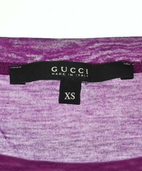 GUCCI（グッチ）Tシャツ・カットソー 紫 サイズ:XS レディース/2200700943050