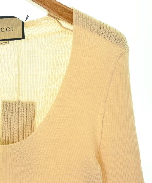 GUCCI（グッチ）ニット・セーター ベージュ サイズ:L レディース/2200702611063