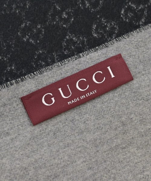 GUCCI（グッチ）マフラー 黒 サイズ:- レディース/2200702611070