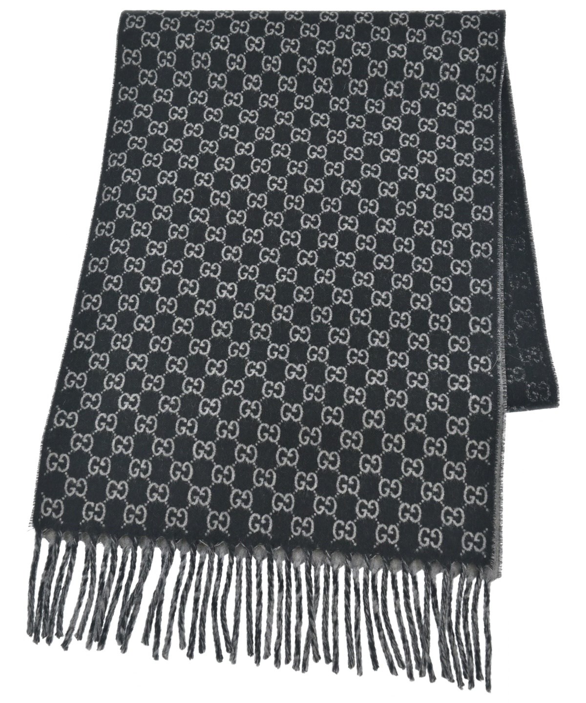 GUCCI（グッチ）マフラー 黒 サイズ:- レディース/2200702611070