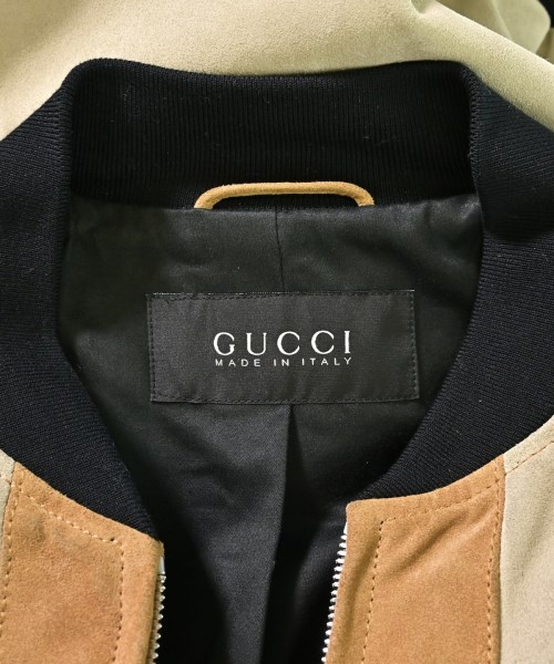 GUCCI（グッチ）ブルゾン ベージュ サイズ:46(M位) メンズ/2200702705267