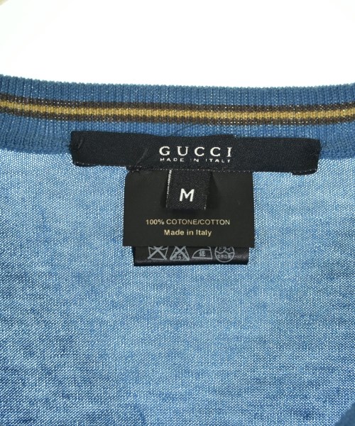 GUCCI（グッチ）ニット・セーター 青 サイズ:M メンズ/2200702705328