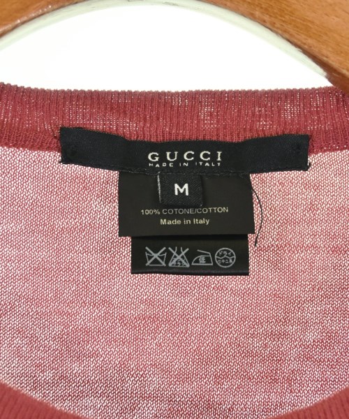 GUCCI（グッチ）ニット・セーター ピンク サイズ:M メンズ/2200702705410