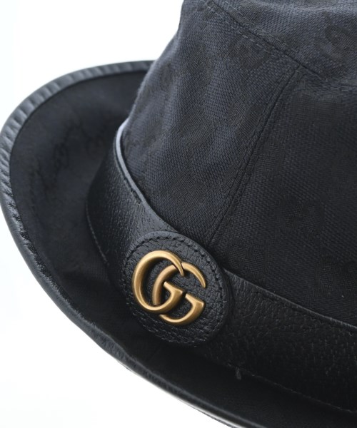 GUCCI（グッチ）ハット 黒 サイズ:M メンズ/2200701144319