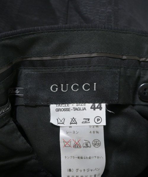 GUCCI（グッチ）スラックス 黒 サイズ:44(S位) メンズ/2200702803093