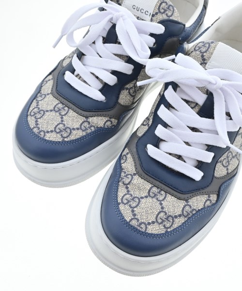 GUCCI（グッチ）スニーカー 紺 サイズ:UK6 1/2(25cm位) メンズ/2200702886010