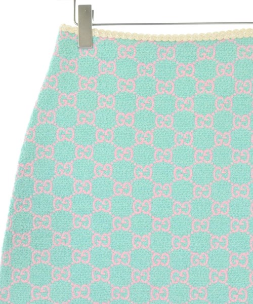 GUCCI（グッチ）ひざ丈スカート 青 サイズ:36(XS位) レディース/2200701029531