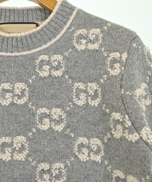 GUCCI（グッチ）ニット・セーター グレー サイズ:M レディース/2200703891013
