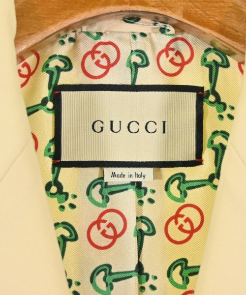 GUCCI（グッチ）テーラードジャケット ベージュ サイズ:38(S位) レディース/2200704025011