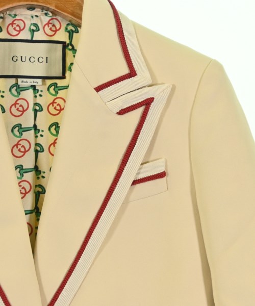 GUCCI（グッチ）テーラードジャケット ベージュ サイズ:38(S位) レディース/2200704025011