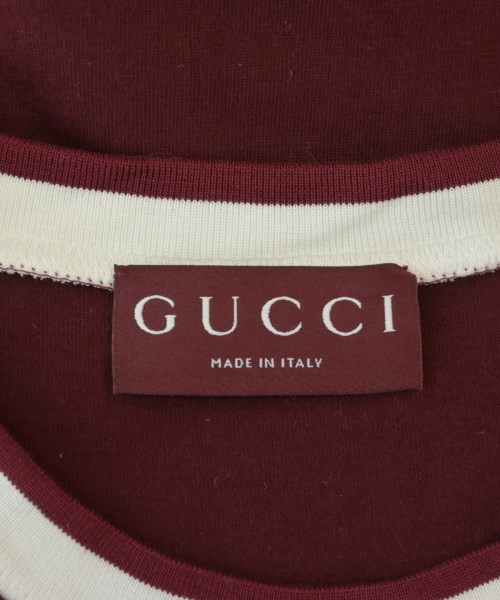 GUCCI（グッチ）Tシャツ・カットソー 赤 サイズ:M メンズ/2200704043022