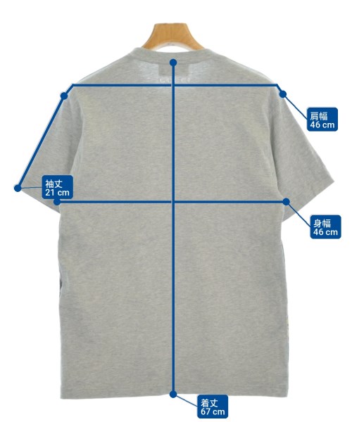GUCCI（グッチ）Tシャツ・カットソー グレー サイズ:XS メンズ/2200704043039