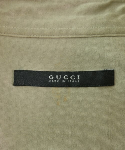 GUCCI（グッチ）カジュアルシャツ ベージュ サイズ:S メンズ/2200704336223