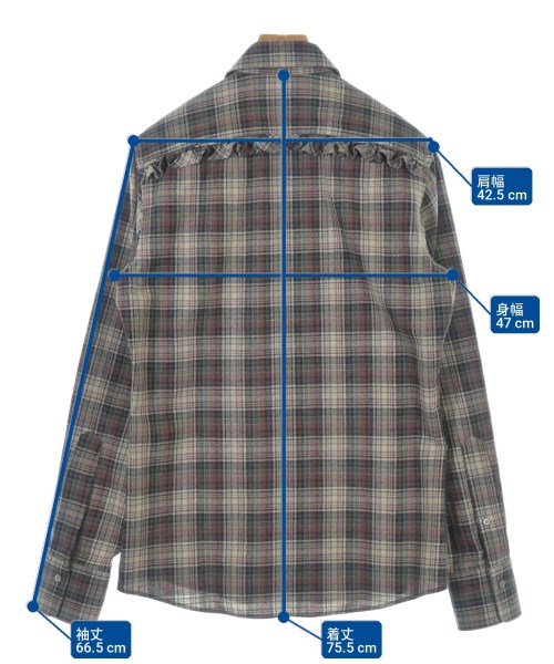 GUCCI（グッチ）カジュアルシャツ 茶 サイズ:40(L位) メンズ/2200704336278