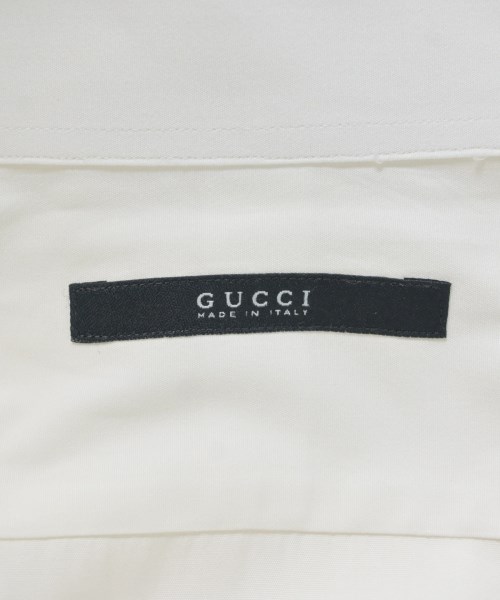 GUCCI（グッチ）ドレスシャツ 白 サイズ:39(M位) メンズ/2200704336308